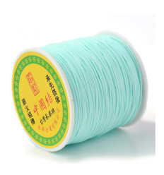 Fil de jade/nylon tressé - rose pâle