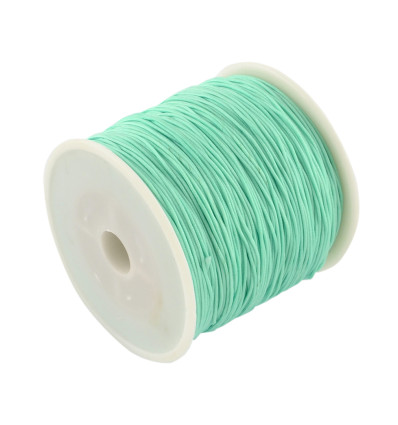Fil de jade/nylon tressé - rose pâle