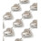 Chaine coeur XL - acier inoxydable (10 cm)