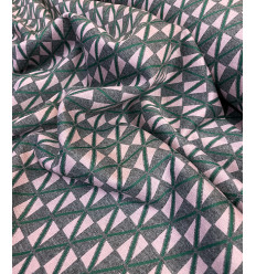 Tissu jacquard bio "Leaf" - Mind The Maker