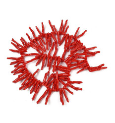 4mm - Chapelet pierre - corail bambou