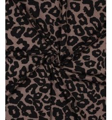 Tissu jacquard bio "Leaf" - Mind The Maker