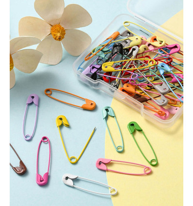 (50pcs) Epingles à nourrice 30mm