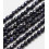 2mm - gold stone bleu synth. - Chapelet pierre facette