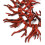 4mm - Chapelet pierre - corail bambou