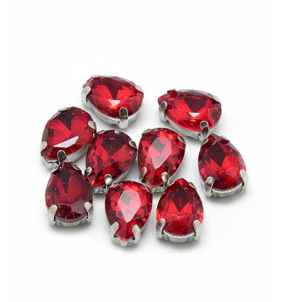14mm - Strass à coudre - goutte