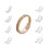 Ajusteur pour bague trop grande en silicone