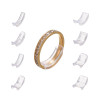 Ajusteur pour bague trop grande en silicone