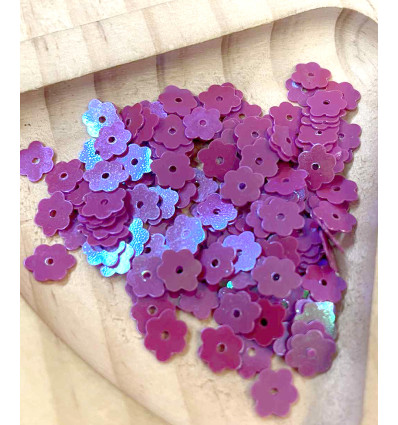 Sequins fleurs 6mm