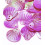 Sequins écailles rose