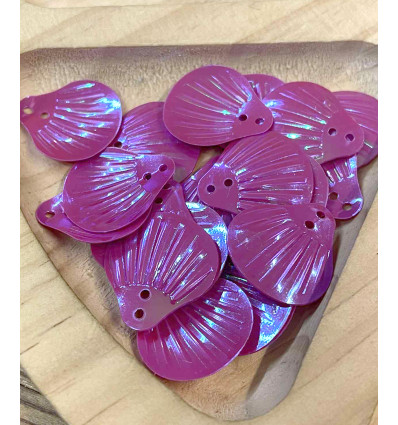 Sequins écailles rose