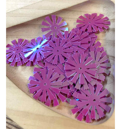 16x16mm - Sequins fleurs oeillets