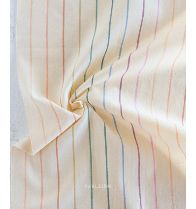 Coton tissé rayures - Fableism Supply