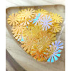 16x16mm - Sequins fleurs oeillets