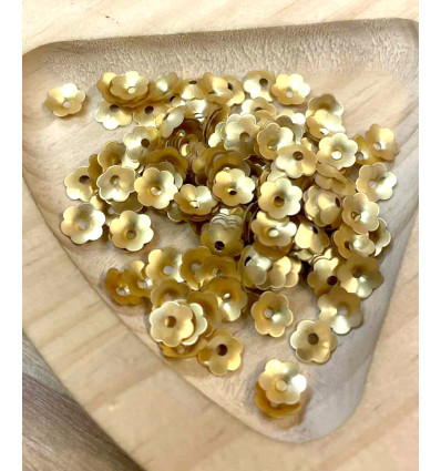 Sequins fleurs 6mm