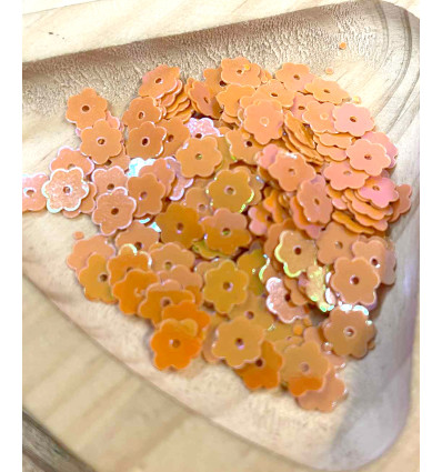 Sequins fleurs 6mm