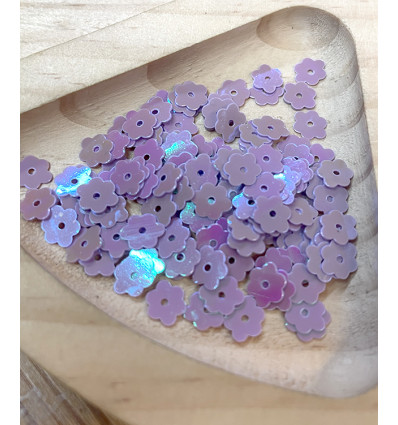 Sequins fleurs 6mm