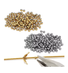 Embout pour chaine bille - doré à l'or fin