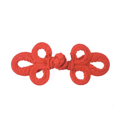 Brandebourg corde - rouge