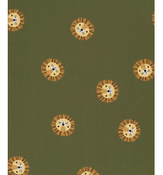 Tissu jacquard bio "Leaf" - Mind The Maker