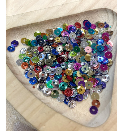 Sequins plat à broder 4mm