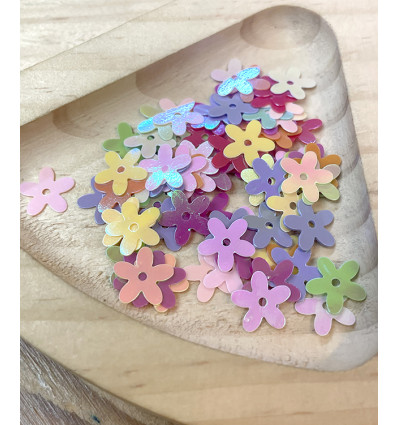 Sequins fleurs 6mm