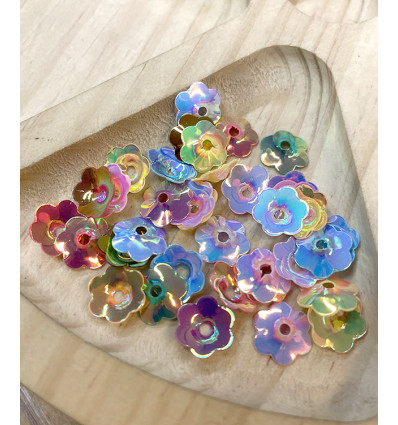 Sequins fleurs 7mm