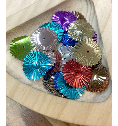 Sequins fleurs 7mm