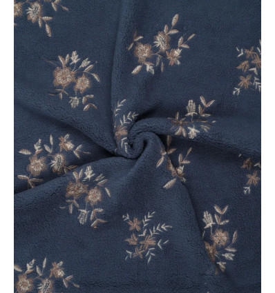 Tissu jacquard bio "Leaf" - Mind The Maker
