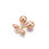 Pendentif oeil articulé + zircon vert