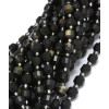 8mm - Chapelet pierre - obsidienne