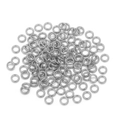 Anneaux brisé 4x0,7mm d'épaisseur plaqué or 10 microns