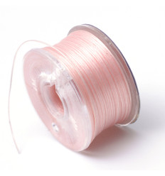 Fil de jade/nylon tressé - rose pâle