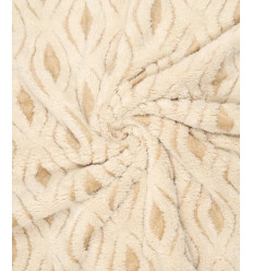 Tissu jacquard bio "Leaf" - Mind The Maker
