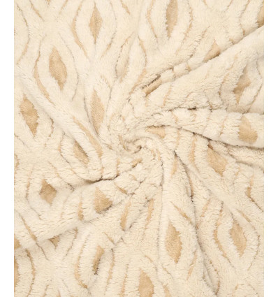 Tissu jacquard bio "Leaf" - Mind The Maker
