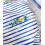 Voile de coton rayé citron