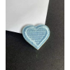 Ecusson "coeur brodé"