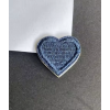 Ecusson "coeur brodé"