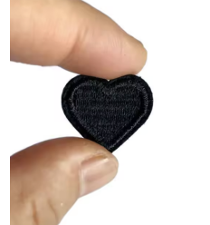 Ecusson "coeur brodé"