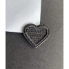 Ecusson "coeur brodé"