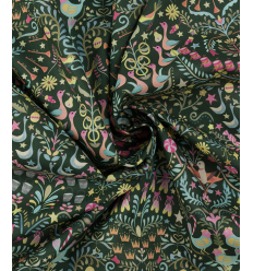 Tissu jacquard bio "Leaf" - Mind The Maker