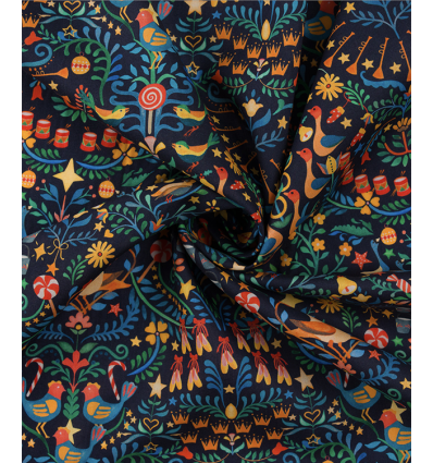 Tissu jacquard bio "Leaf" - Mind The Maker
