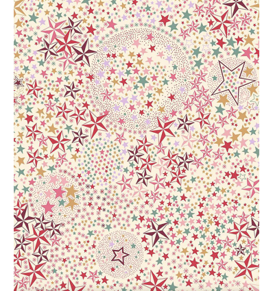 Tissu jacquard bio "Leaf" - Mind The Maker