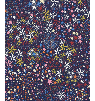 Tissu jacquard bio "Leaf" - Mind The Maker