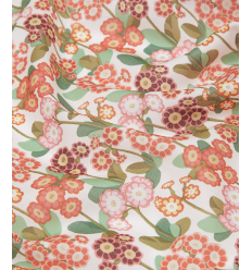 Tissu jacquard bio "Leaf" - Mind The Maker
