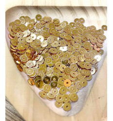 Sequins cuvette à broder 4mm
