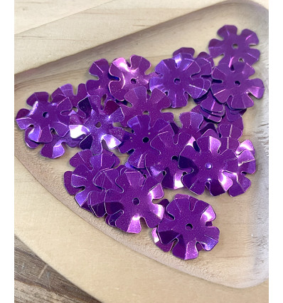 Sequins fleurs 14mm