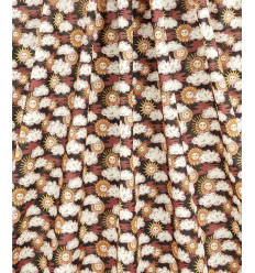 Tissu jacquard bio "Leaf" - Mind The Maker