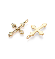 Pendentif pastille inoxydable poinçonnée