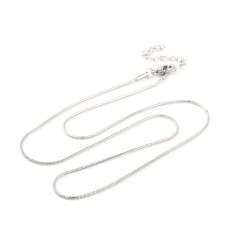 Collier chaine avec fermoir acier inoxydable
